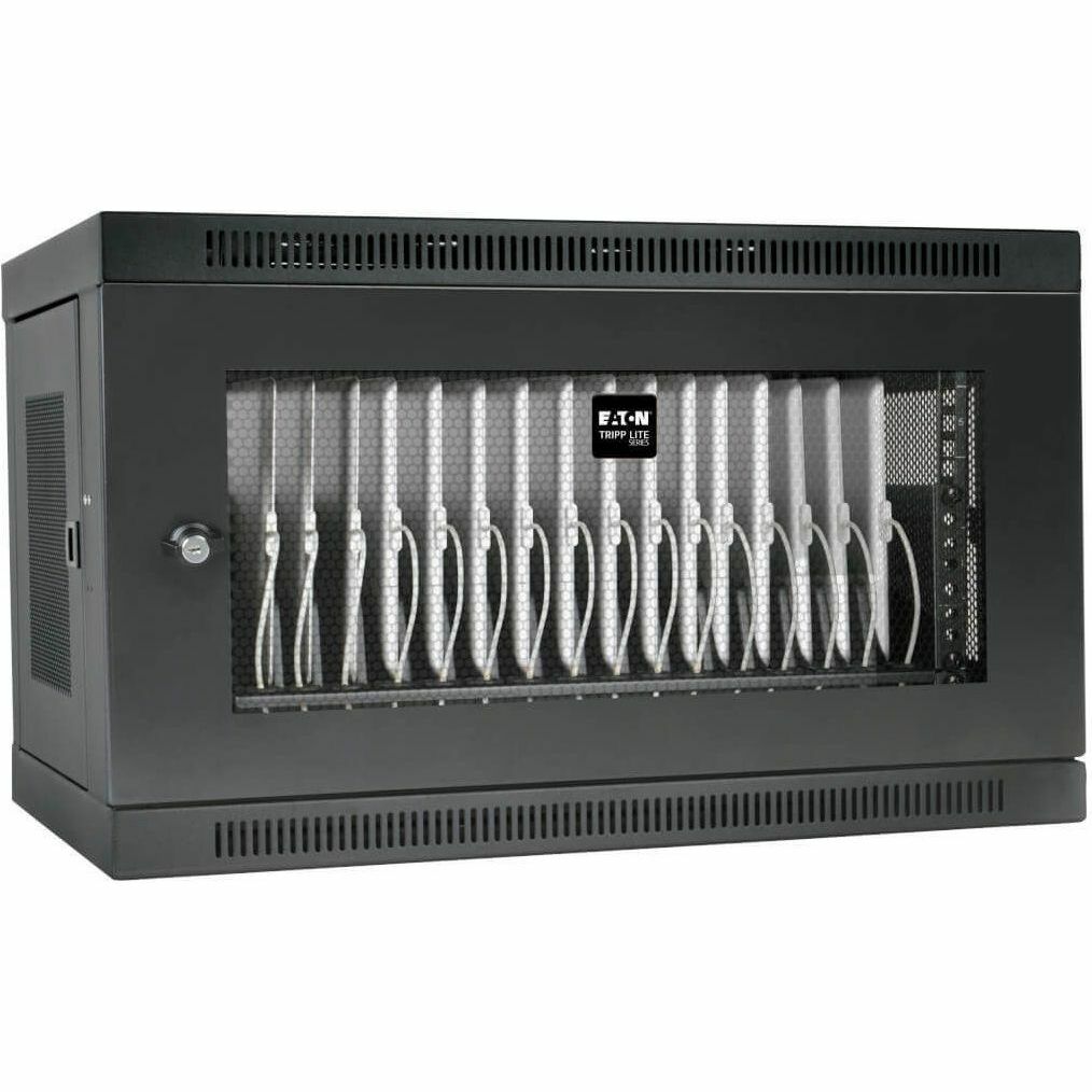 Eaton Tripp Lite Series Multi-Device Charging Station, 16 USB Ports, iPad and Android Tablets, Wall-Mount Option Black