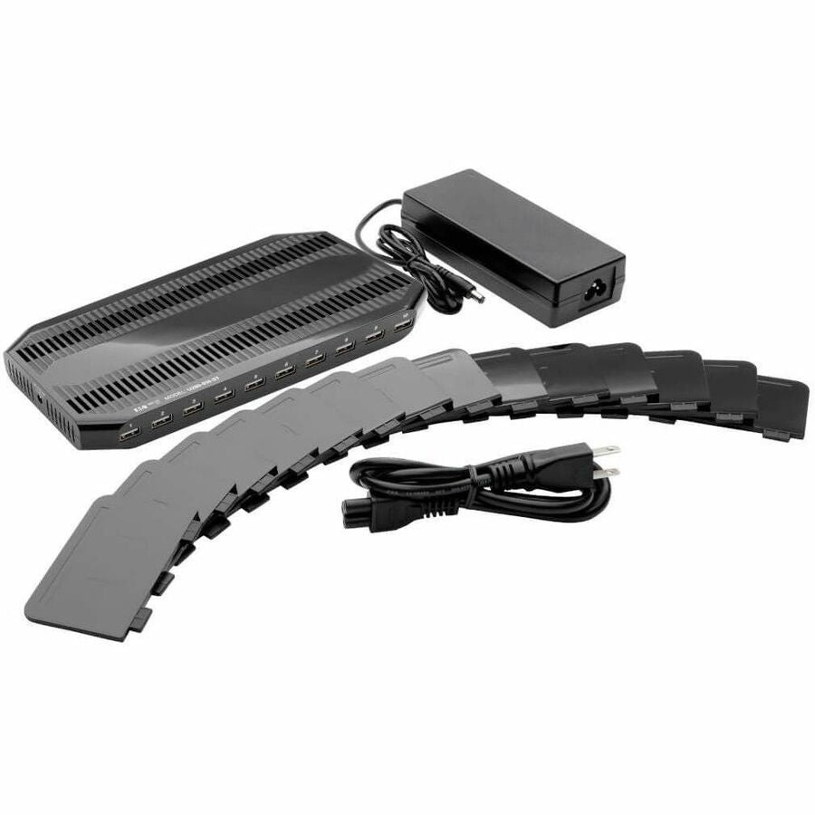 Cargador USB de 10 puertos 5 V 2,4 A