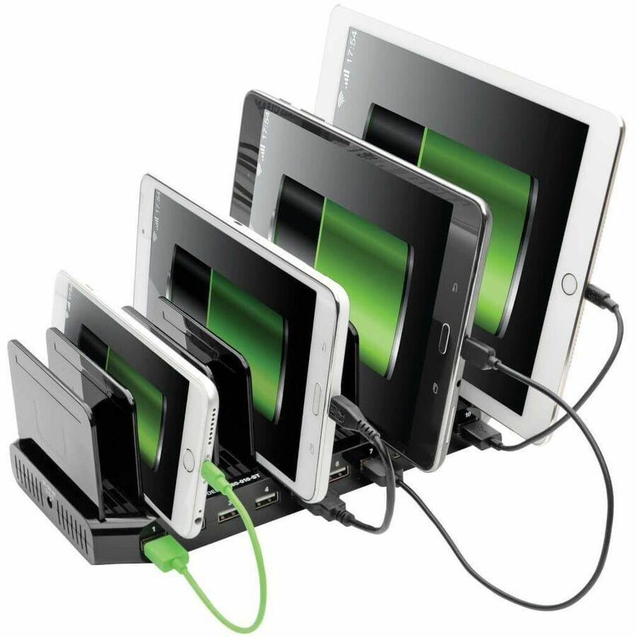 Cargador USB de 10 puertos 5 V 2,4 A