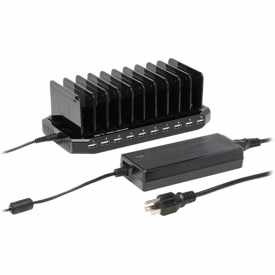 Cargador USB de 10 puertos 5 V 2,4 A