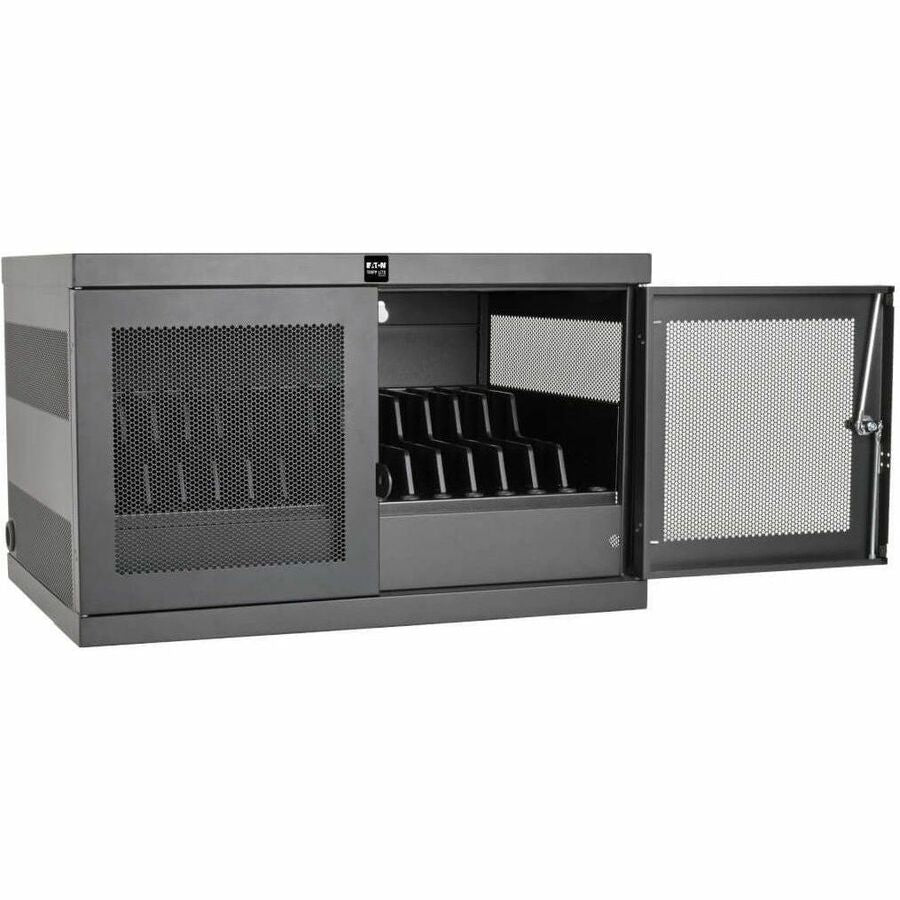 Eaton Tripp Lite Series Multi-Device Charging Station, 16 AC Outlets, Chromebooks and Laptops, Wall-Mount and Cart Options, Black