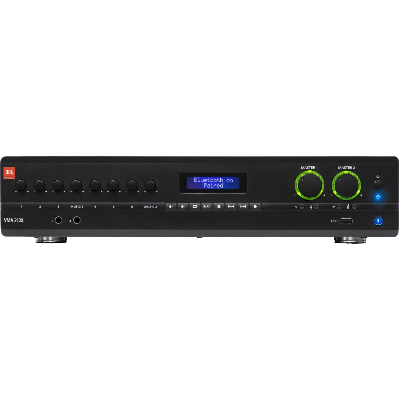 JBL Commercial VMA 2120 Amplifier - 240 W RMS - 2 Channel - Black JBL Commercial VMA 2120 Amplifier - 240 W RMS - 2 Channel - Black