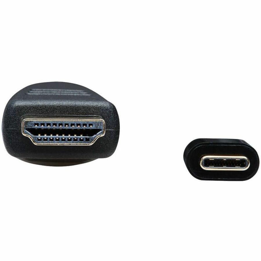 Eaton Tripp Lite Series USB-C to HDMI Active Adapter Cable (M/M), 4K 60 Hz, 4:4:4, HDCP 2.2, Mid-Cable Adapter, Black, 6 ft. (1.8 m)