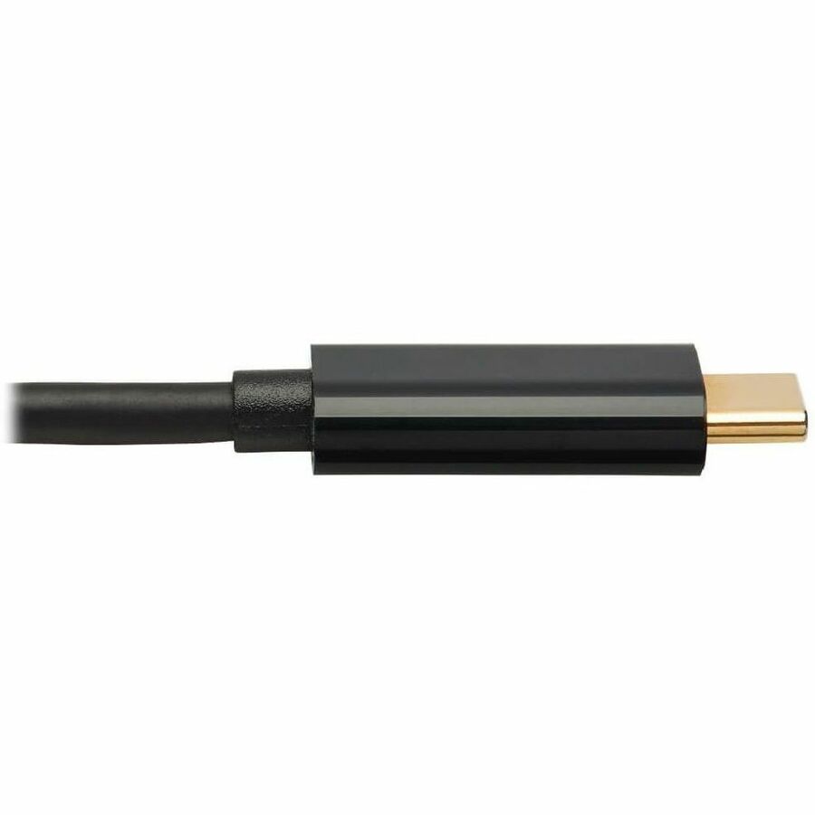 Eaton Tripp Lite Series USB-C to HDMI Active Adapter Cable (M/M), 4K 60 Hz, 4:4:4, HDCP 2.2, Mid-Cable Adapter, Black, 6 ft. (1.8 m)