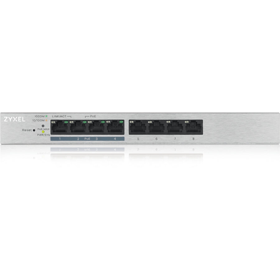 GbE POE Plus de 8 puertos sin ventilador