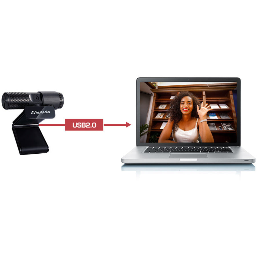 AVerMedia CAM 313 Webcam - 2 Megapixel - USB 2.0, NDAA Compliant