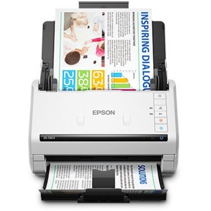 Epson DS-530 II Large Format ADF Scanner - 600 dpi Optical