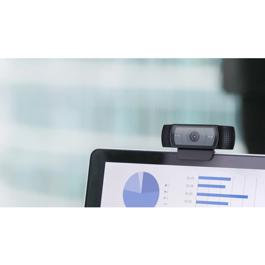 Logitech C920e Webcam - 3 Megapixel - 30 fps - USB Type A - TAA Compliant