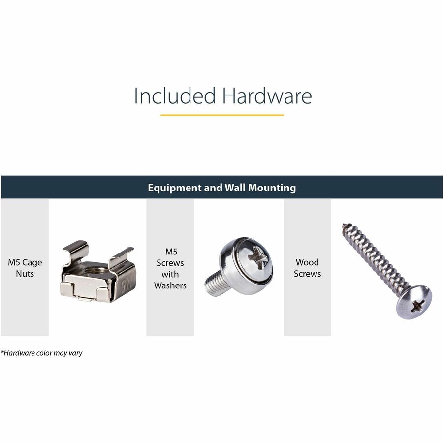 StarTech.com 5U Vertical Wall Mount Rack, 19