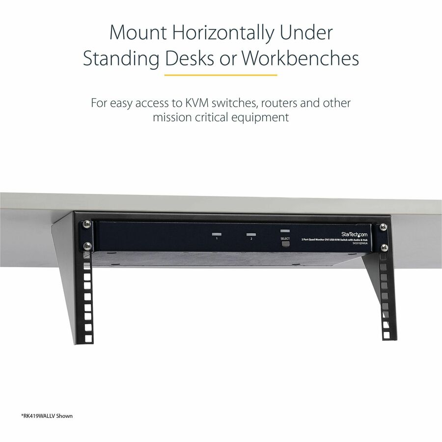 StarTech.com 5U Vertical Wall Mount Rack, 19