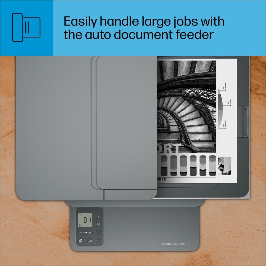 HP LaserJet M234sdw Laser Multifunction Printer-Monochrome