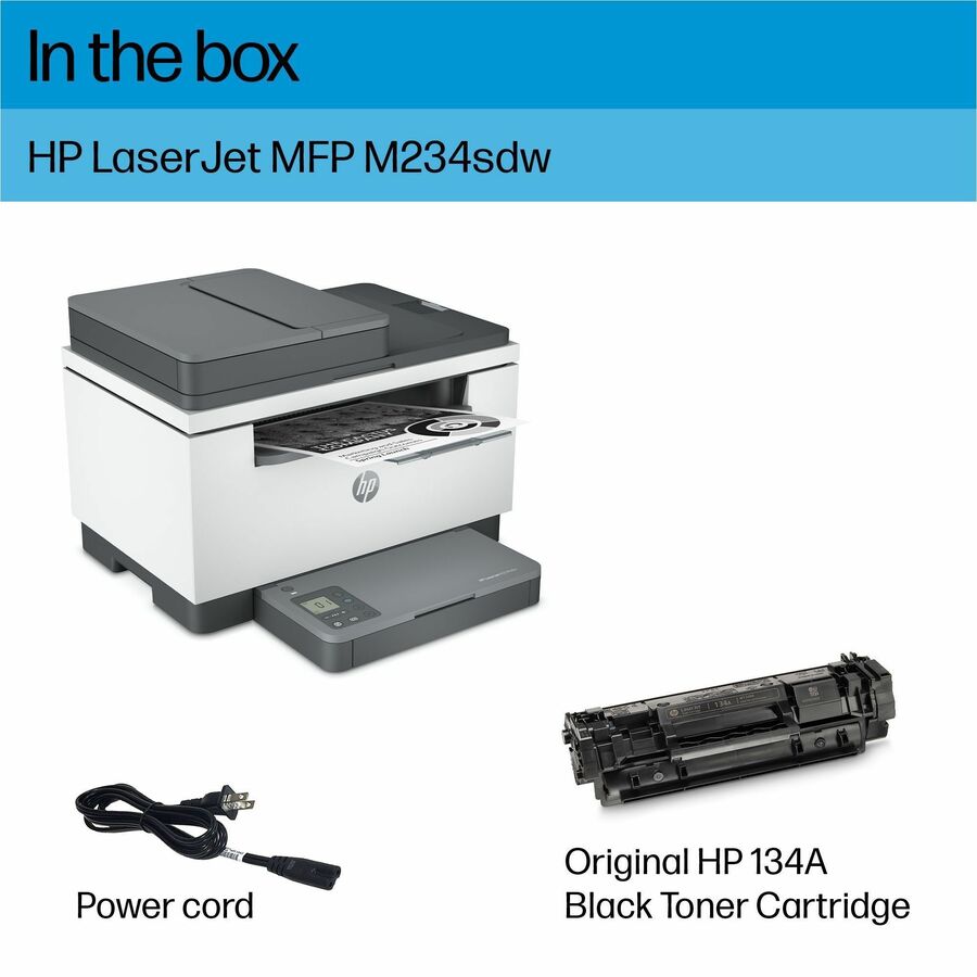 HP LaserJet M234sdw Laser Multifunction Printer-Monochrome
