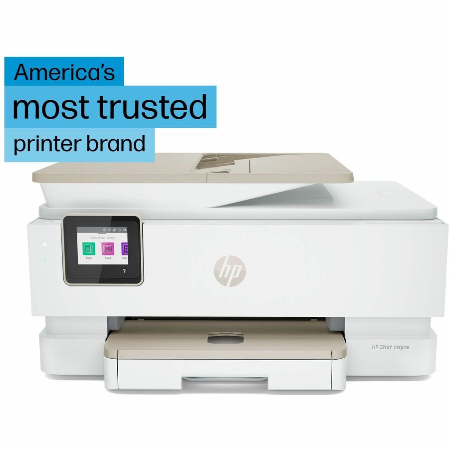 HP ENVY Inspire 7955e Inkjet Multifunction Printer-Color-Copier/Scanner-ppm Mono/10 ppm Color Print-4800x1200 dpi