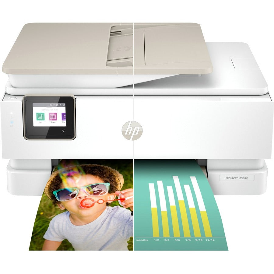 HP ENVY Inspire 7955e Inkjet Multifunction Printer-Color-Copier/Scanner-ppm Mono/10 ppm Color Print-4800x1200 dpi