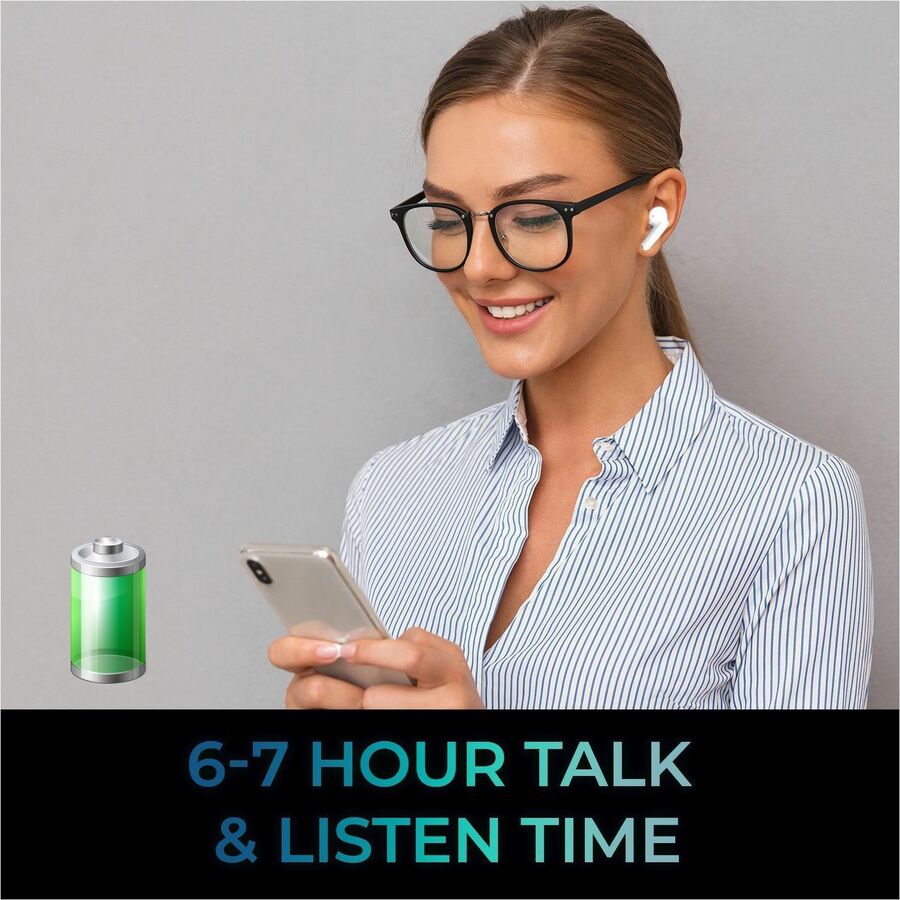 Adesso Xtream T1 Bluetooth Wireless Earbuds and Built-in Microphone