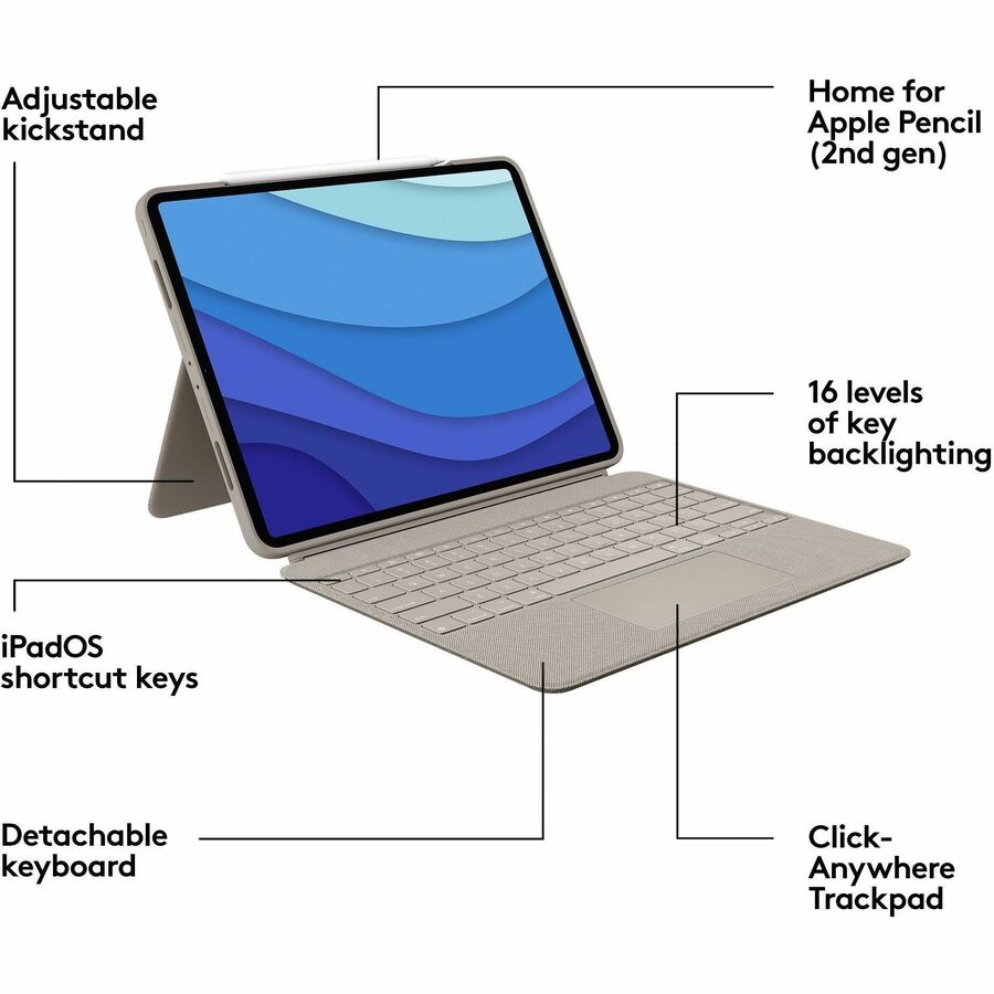 iPad Pro 12.5 con pantalla táctil combinada