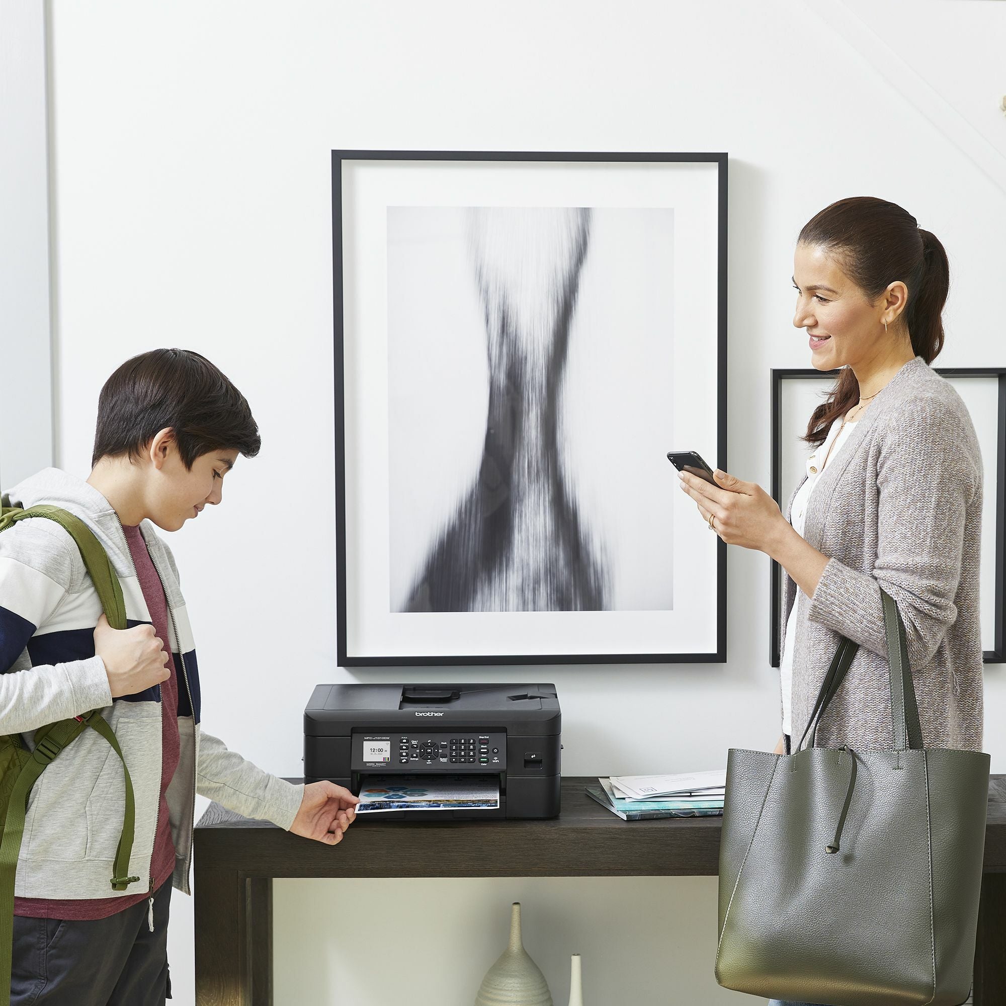 Brother MFC MFC-J1010DW Inkjet Multifunction Printer-Color-Copier/Fax/Scanner-17 ppm