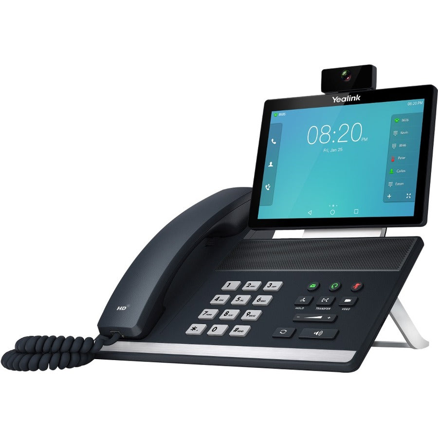 Teléfono IP Yealink VP59 - Con cable - Con cable/inalámbrico - Wi-Fi, Bluetooth - Escritorio - Gris clásico