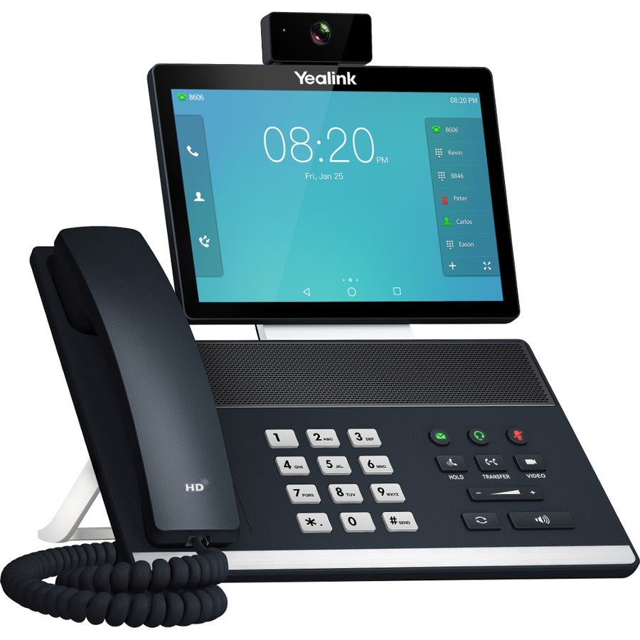 Teléfono IP Yealink VP59 - Con cable - Con cable/inalámbrico - Wi-Fi, Bluetooth - Escritorio - Gris clásico