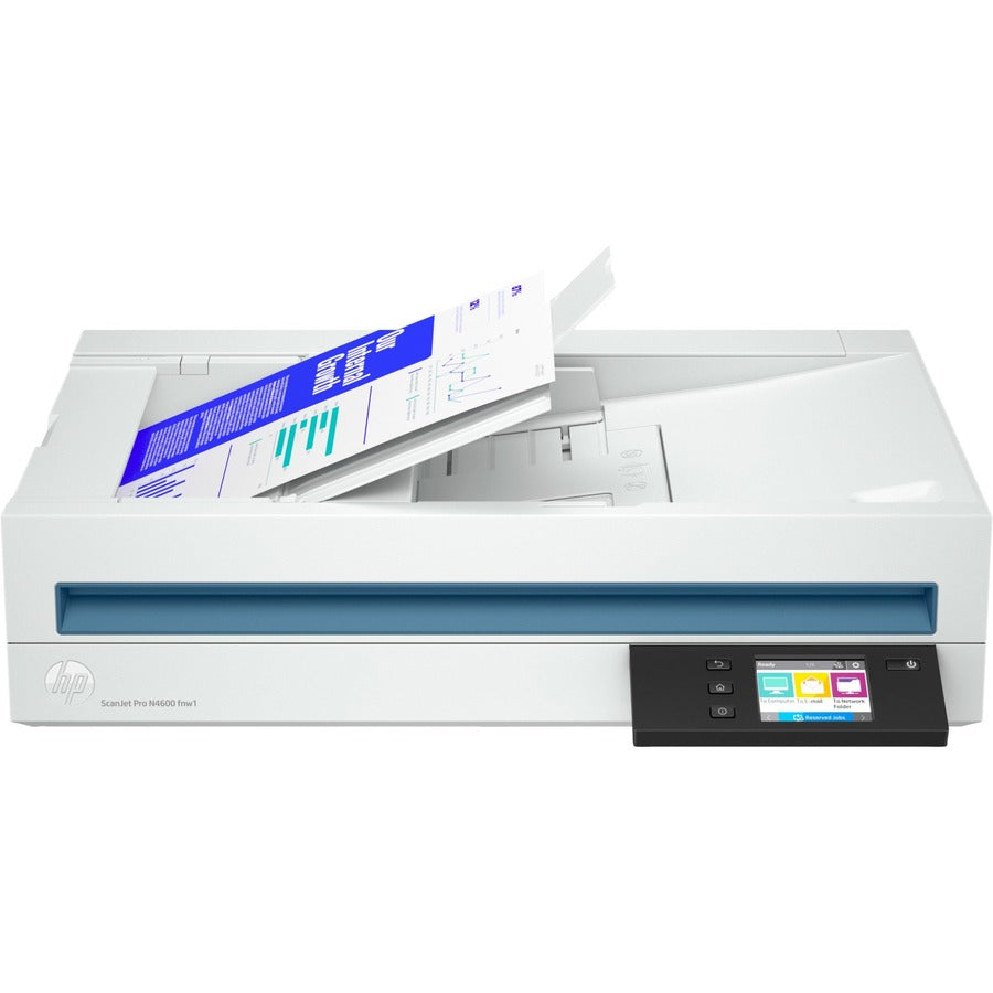 Escáner plano/ADF HP ScanJet Pro N4600 fnw1 - 1200 dpi óptico