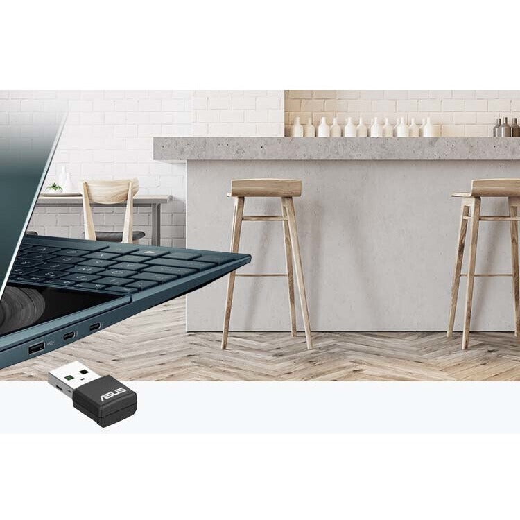 Asus USB-AX55 Nano IEEE 802.11ax Dual Band Wi-Fi Adapter for Computer, Notebook