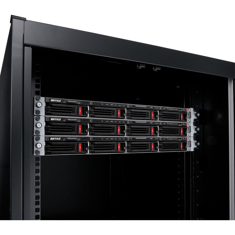 BUFFALO TeraStation 5420RN 4-Bay Secure Business Rackmount NAS 48TB (4x12TB) w/ Hard Drives Included