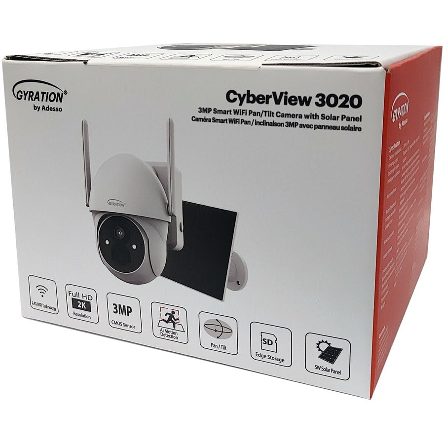 Cámara de seguridad con movimiento horizontal y vertical de 3 MP