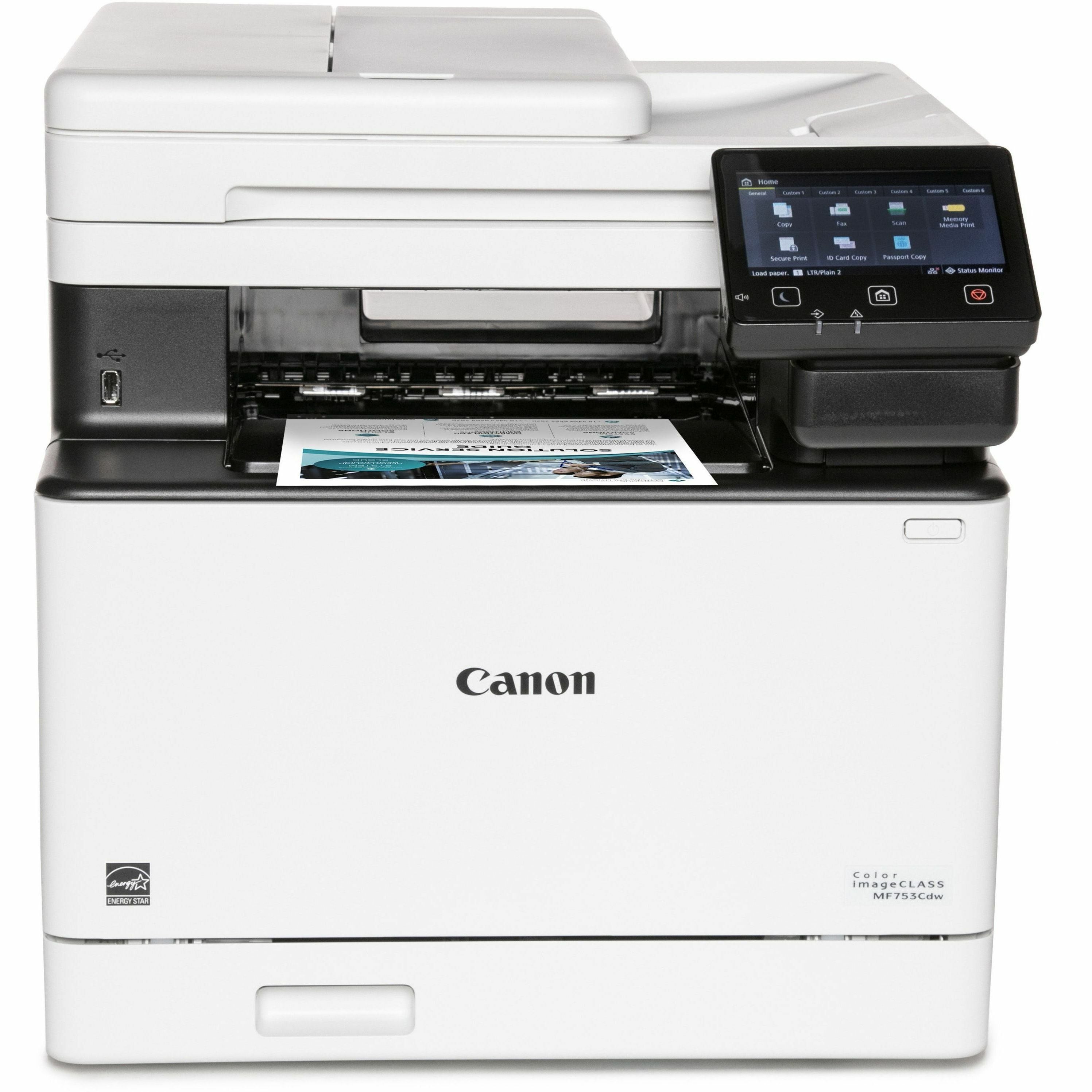 Canon imageCLASS MF753Cdw Wireless Laser Multifunction Printer - Color - White