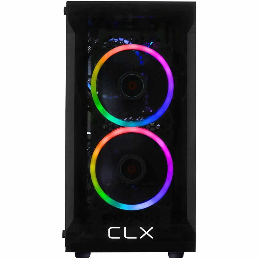 CLX SET TGMSETRXM2501BM Gaming Desktop Computer - AMD Ryzen 7 5700G - 16 GB - 1 TB SSD - Mini-tower - Black