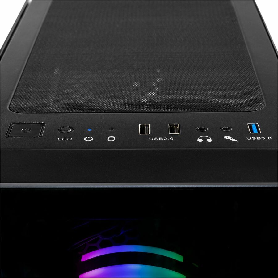 CLX SET TGMSETRXM2501BM Gaming Desktop Computer - AMD Ryzen 7 5700G - 16 GB - 1 TB SSD - Mini-tower - Black