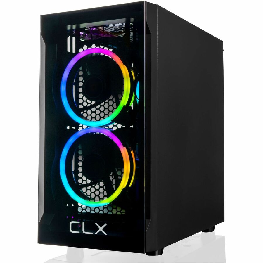 CLX SET TGMSETRXM2501BM Gaming Desktop Computer - AMD Ryzen 7 5700G - 16 GB - 1 TB SSD - Mini-tower - Black
