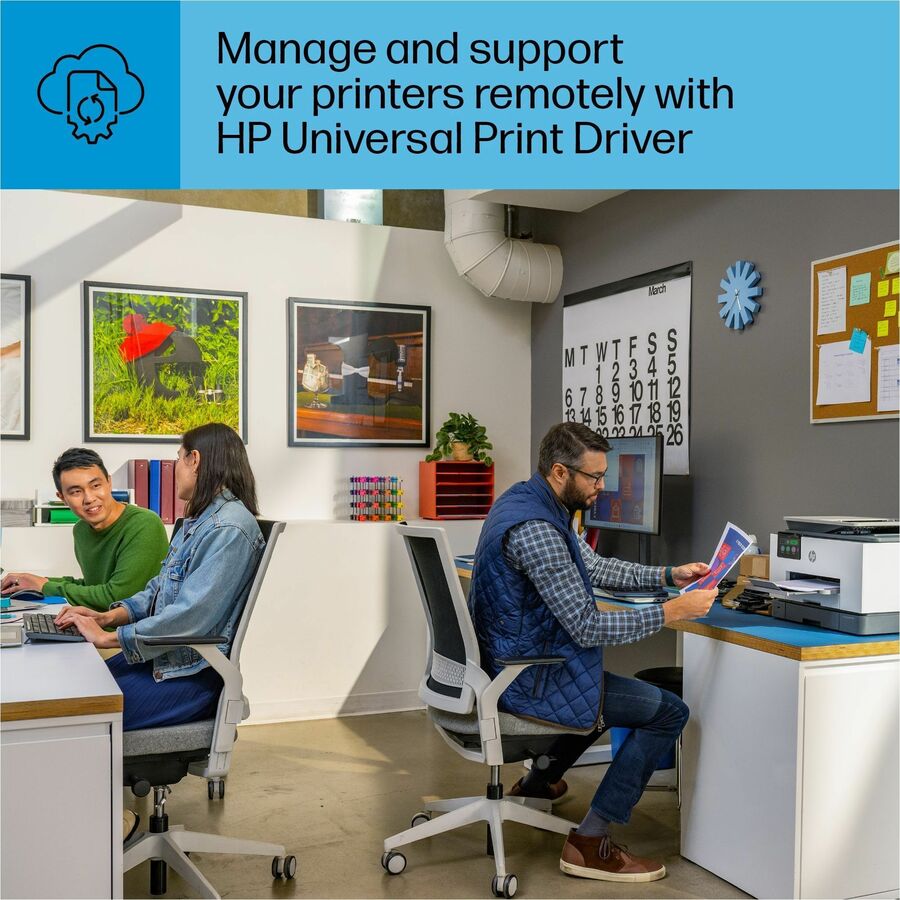HP Officejet Pro 9130b Wired & Wireless Inkjet Multifunction Printer - Color - Cement
