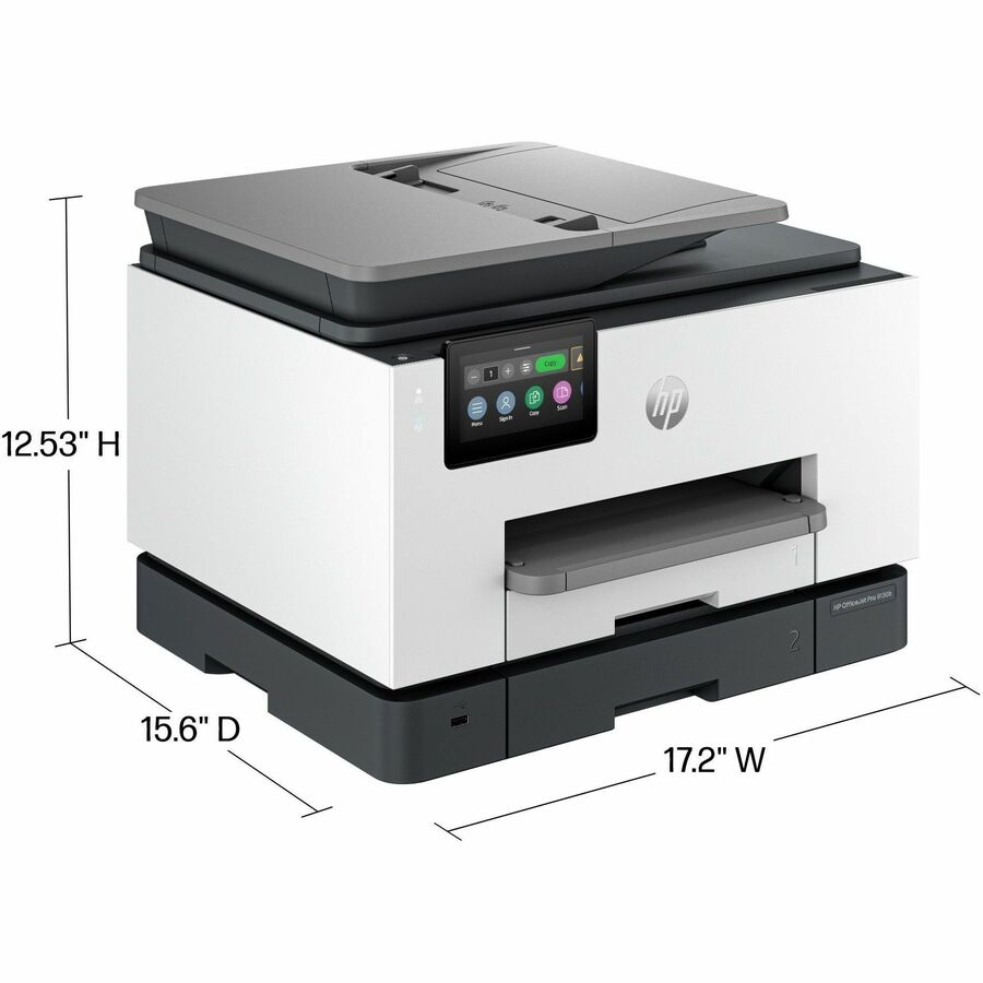 HP Officejet Pro 9130b Wired & Wireless Inkjet Multifunction Printer - Color - Cement