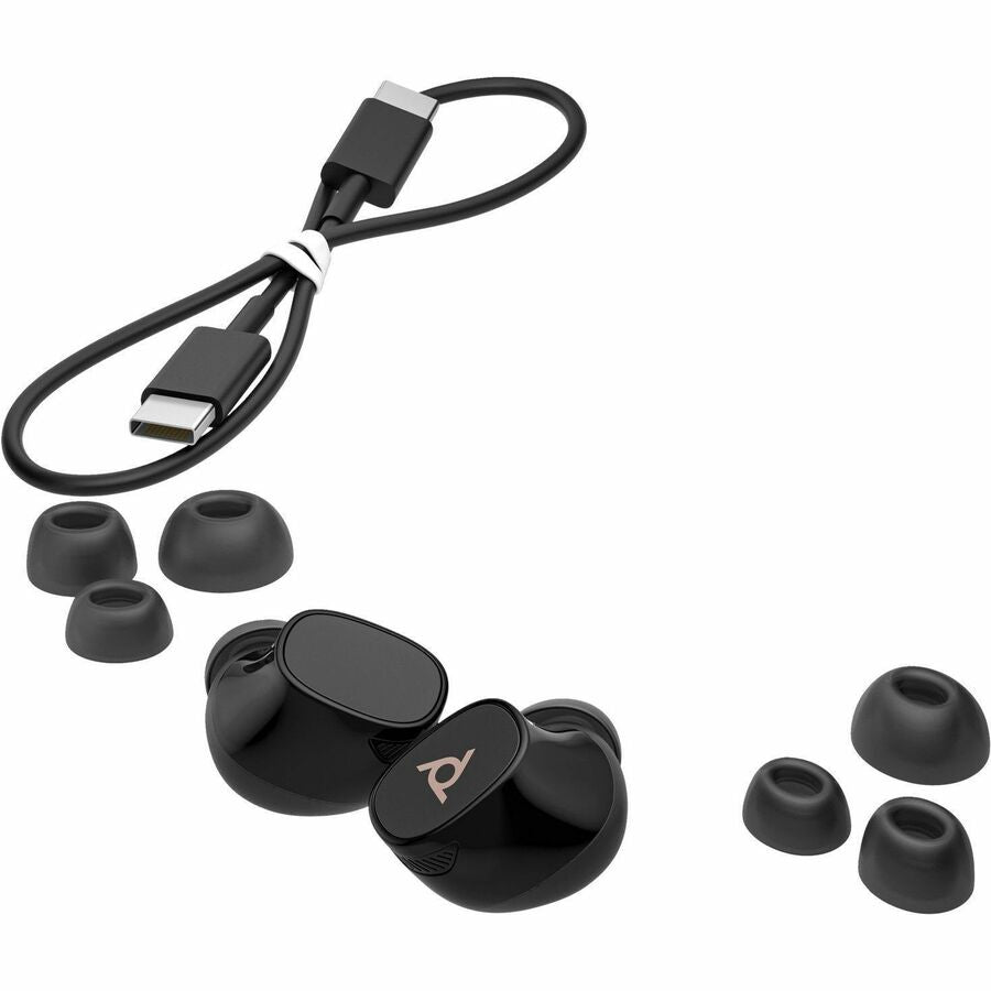 Poly Voyager Free 20 Black Earbuds +Basic Charge Case
