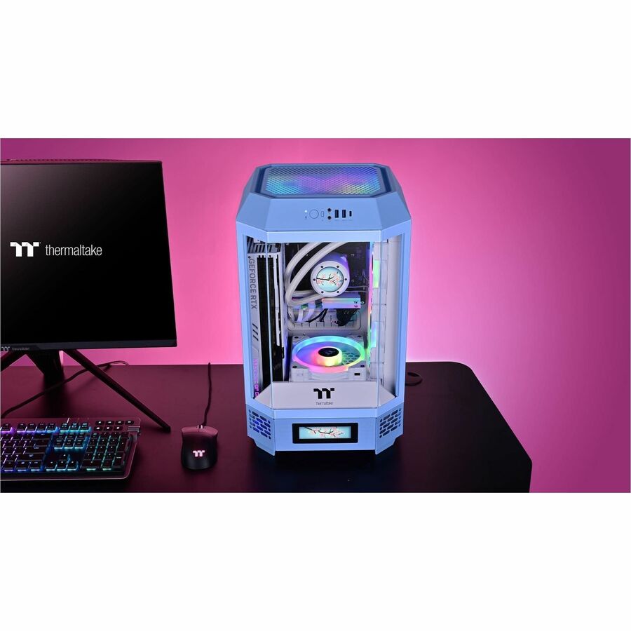 Thermaltake The Tower 250 Hydrangea Blue Mini Tower Chassis