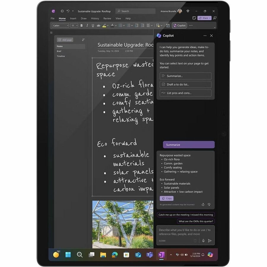 Microsoft Surface Pro 11 Copilot+ PC Tablet - 13