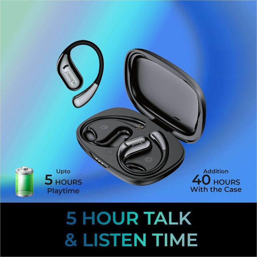Adesso Xtream T5 Open-Ear Bluetooth Water Resistant Earbuds