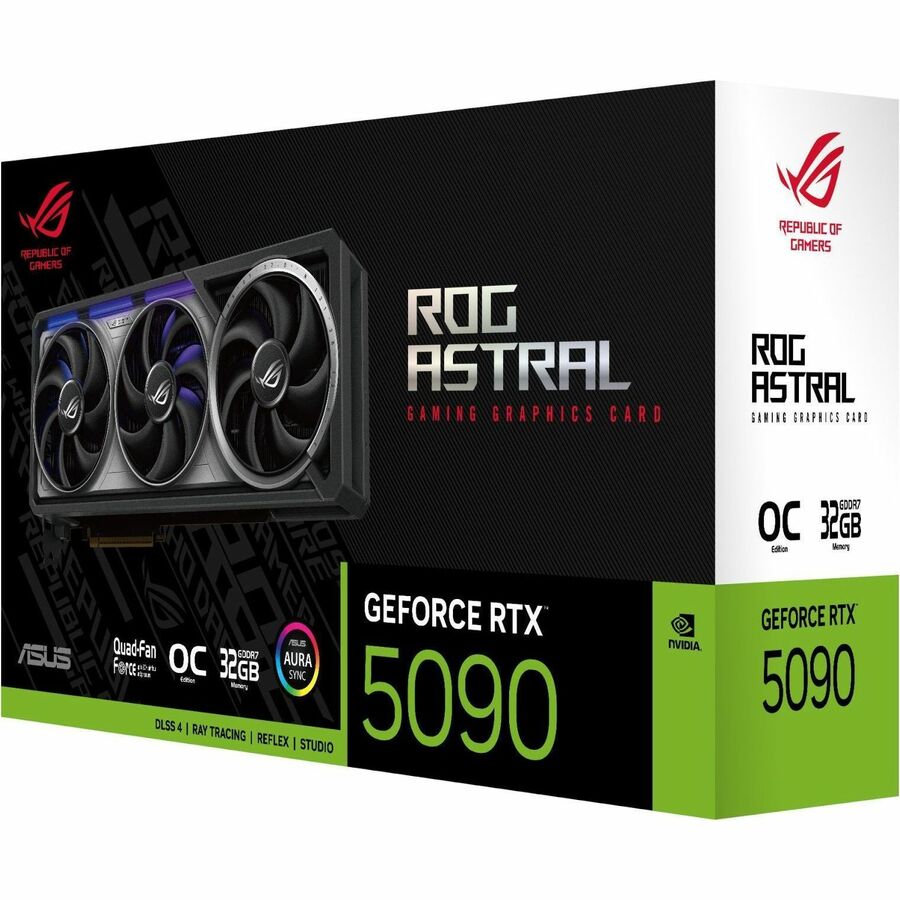 Asus ROG NVIDIA GeForce RTX 5090 Graphic Card - 32 GB GDDR7 Asus ROG NVIDIA GeForce RTX 5090 Graphic Card - 32 GB GDDR7