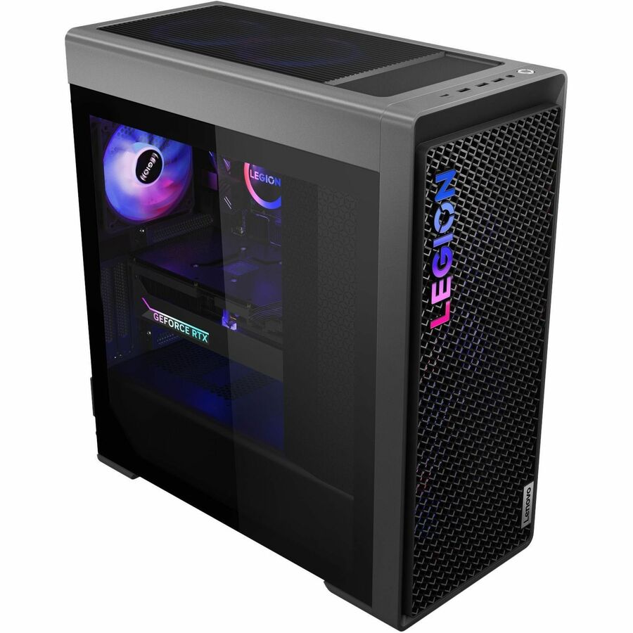 Lenovo Legion T7 34IAS10 90Y6003JUS Gaming Desktop Computer - Intel Core Ultra 9 285K - 64 GB - 2 TB SSD - Tower - Storm Gray