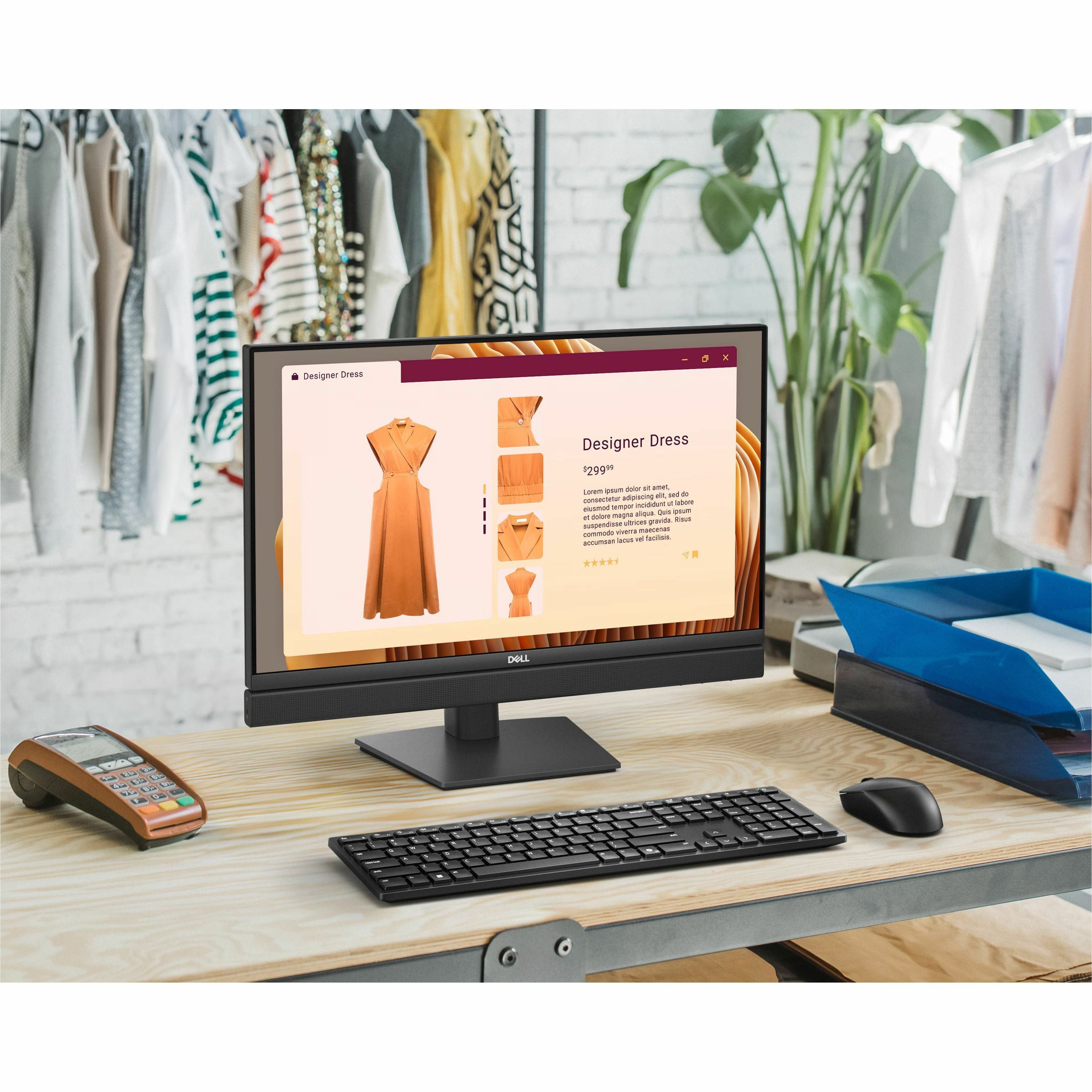 Dell Pro QC24251 All-in-One Computer - Intel Core i5 14th Gen i5-14500T - 8 GB - 256 GB SSD - 23.8