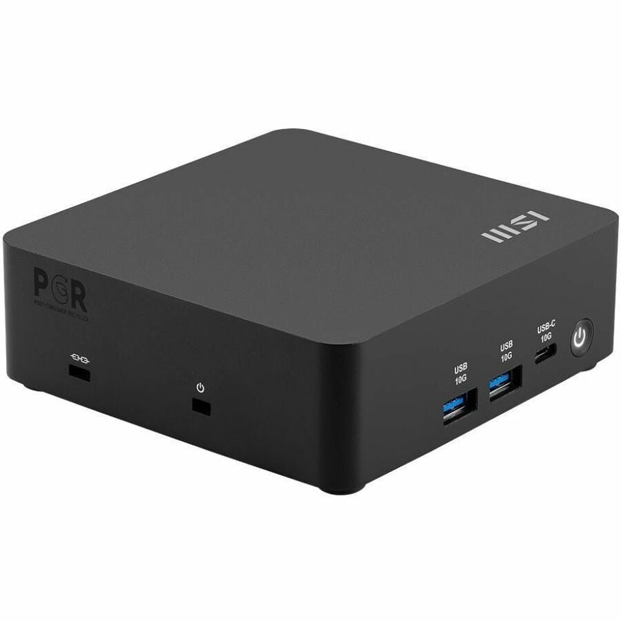 MSI Cubi NUC AI 1UMG-023BUS Barebone NUC Desktop Computer - Intel Core Ultra 7 155H - Mini PC - Black