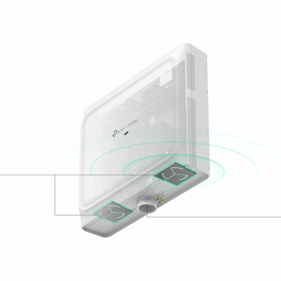 TP-Link Omada EAP772-Outdoor Tri Band Wi-Fi 7 IEEE 802.11 a/b/g/n/ac/ax/be 11 Gbit/s Wireless Access Point - Indoor/Outdoor