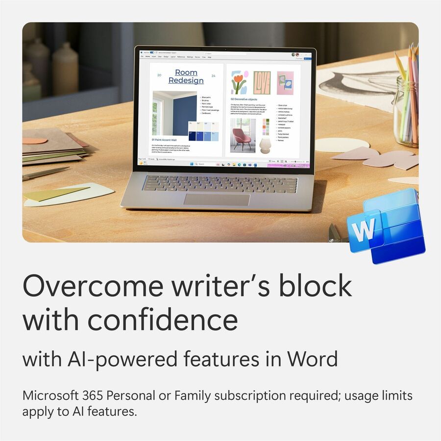 Microsoft 365 Family - Subscription - 30 Device, 6 User - 1 Year