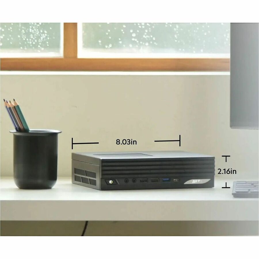 MSI PRO DP21 14M PRO DP21 14M-1068US Desktop Computer - Intel Core i7 14th Gen i7-14700 - 16 GB - 1 TB SSD - Small Form Factor