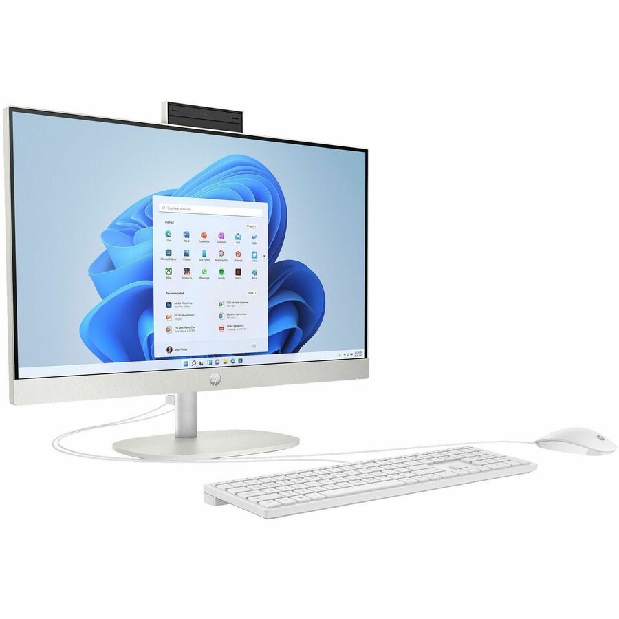 HP 24-cr0000a 24-cr0420 All-in-One Computer - AMD Ryzen 3 7320U - 8 GB - 256 GB SSD - 23.8