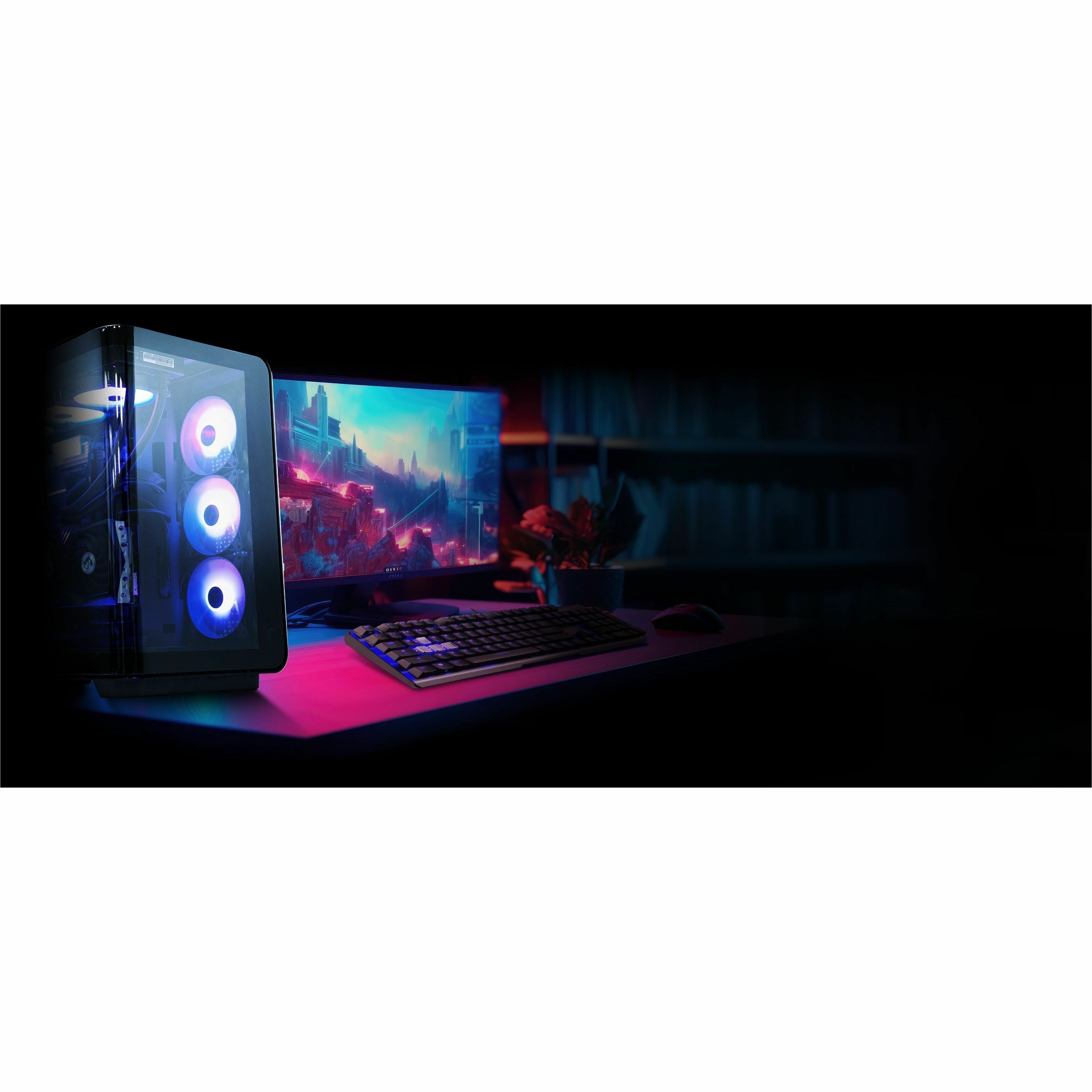 MSI Vision ZS Vision Elite ZS 9NVZ-1481US Gaming Desktop Computer - AMD Ryzen 9 9950X3D - 64 GB - 2 TB SSD - Black