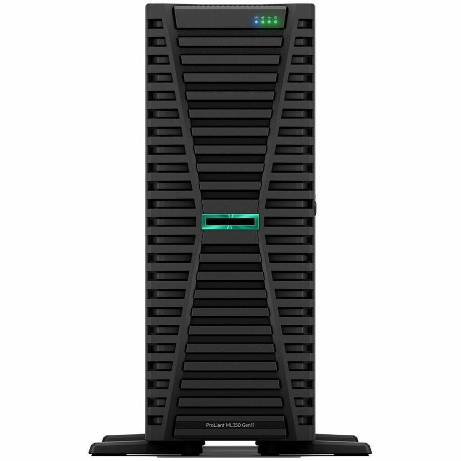 HPE ProLiant ML350 G11 4U Tower Server - 1 x Intel Xeon Silver 4510 2.40 GHz - 32 GB RAM - 8 TB HDD - (2 x 4TB) HDD Configuration - Serial ATA/600 Controller