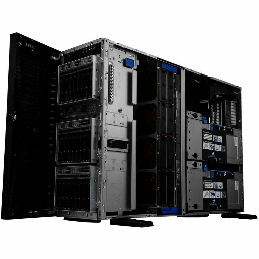HPE ProLiant ML350 G11 4U Tower Server - 1 x Intel Xeon Silver 4510 2.40 GHz - 64 GB RAM - 960 GB SSD - (2 x 480GB) SSD Configuration - 12Gb/s SAS, Serial ATA/600 Controller