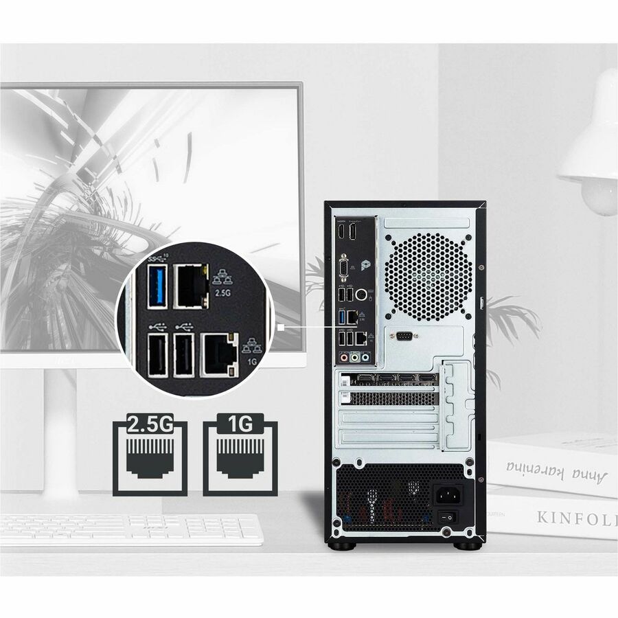 MSI PRO DP180 14th PRO DP180 14ANVL-1015US Desktop Computer - Intel Core i5 14th Gen i5-14400F - 16 GB - 1 TB SSD - Black