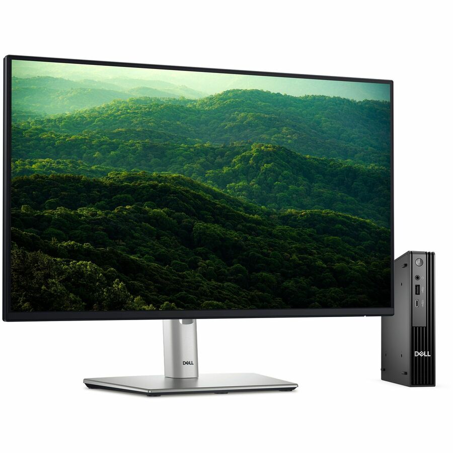 Dell Pro Micro QCM1250 Desktop Computer - Intel Core Ultra 7 265T - vPro Technology - 16 GB - 256 GB SSD - Micro PC